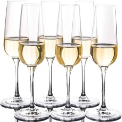 Flûtes de champagne VICRILA de Chardonnay (Pack de 6 verres)