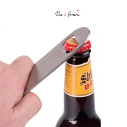 Ouvre-bouteille en acier (Gris)