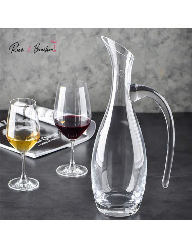 Carafe à vin en cristal 100 % sans plomb