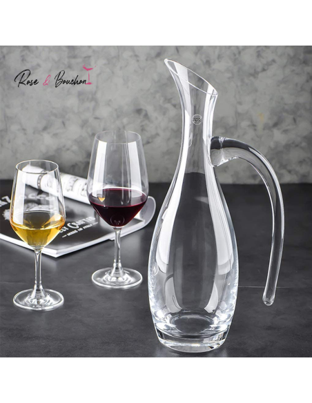 Carafe à vin en cristal 100 % sans plomb