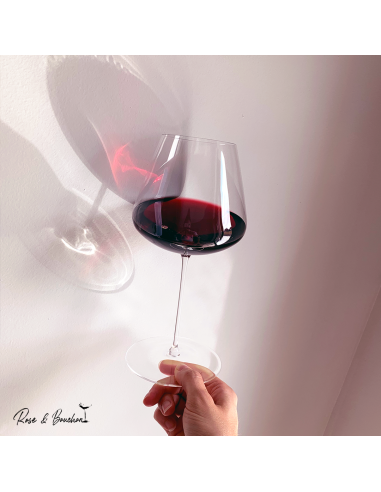 Verre à vin en Cristal -Pack de 2 - (Designed by IRIS APFEL - Décoratrice de la Maison Blanche)
