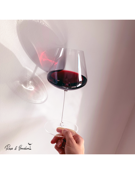 Verre à vin en Cristal -Pack de 2 - (Designed by IRIS APFEL - Décoratrice de la Maison Blanche)