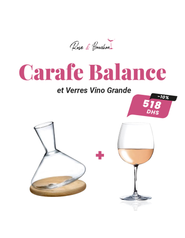 Carafe Balance et 6 Verres Vino Grande