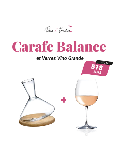 Carafe Balance et 6 Verres Vino Grande
