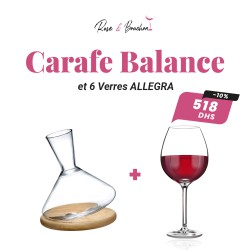 Carafe Balance et 6 Verres ALLEGRA