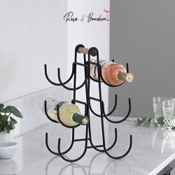 CASIER A VIN EN METAL - 6 Bouteilles