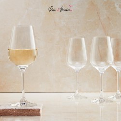 Verre à vin en cristal de Bohème de 36 cl - Pack de 6