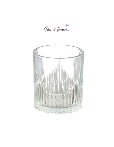 Verres à whisky avec motifs embossés (Pack de 6)
