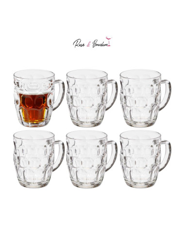 Chope à bière 52 cl (Pack de 6 Verres)