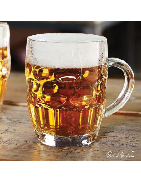 Chope à bière 28 cl (Pack de 6 Verres)