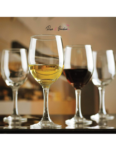 Pack de 6 Verres à Vin Transparent 340 ml